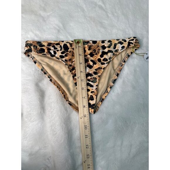 NWT Mynah Cheetah Classic Hipster Medium Coverage Bathing Suit Bottom - Size XS - Picture 8 of 8